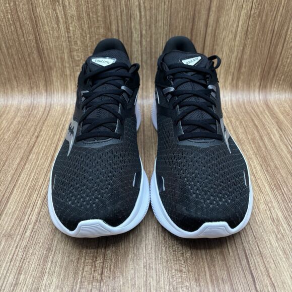 NEW Saucony Ride 16 Men's Black White Running Shoes Size 12 Sneakers - Picture 4 of 8